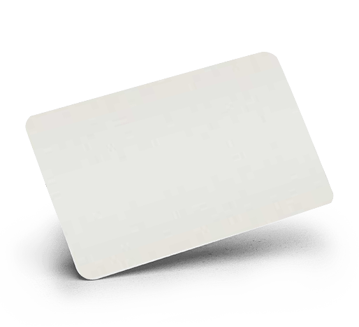 کارت pvc سفید