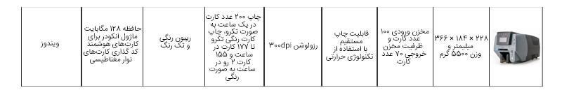 جدول مقایسه